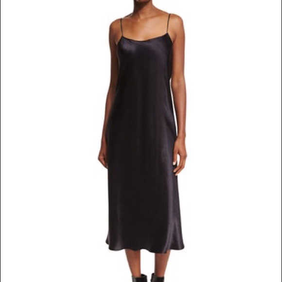 Vince slip dress black Clearance